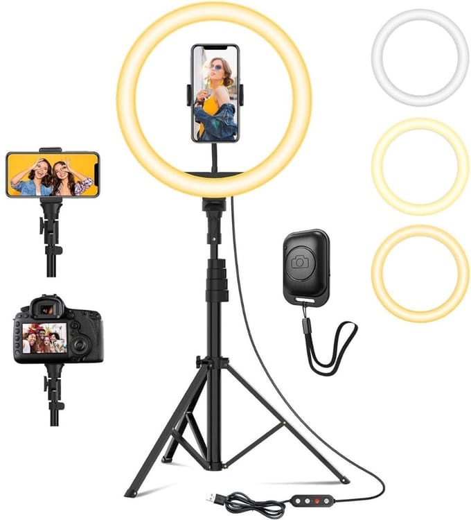 MKSS® Ringlamp met Statief - Ring Light - Verstelbaar - Led Verlichting