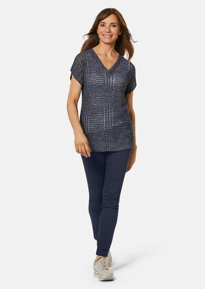 Pullover - marine - Gr. 21 van Goldner Fashion