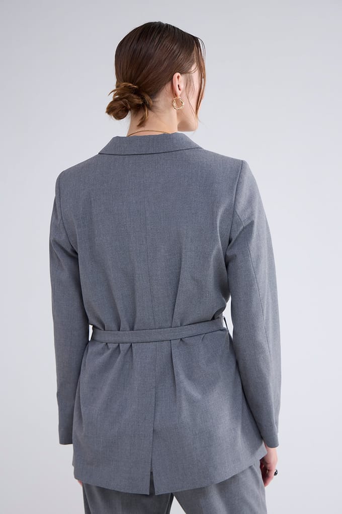 Summum Woman Blazer Viscose Blend Stretch Greys Größe: 34 | Blazer Outlet | Damen | Grau