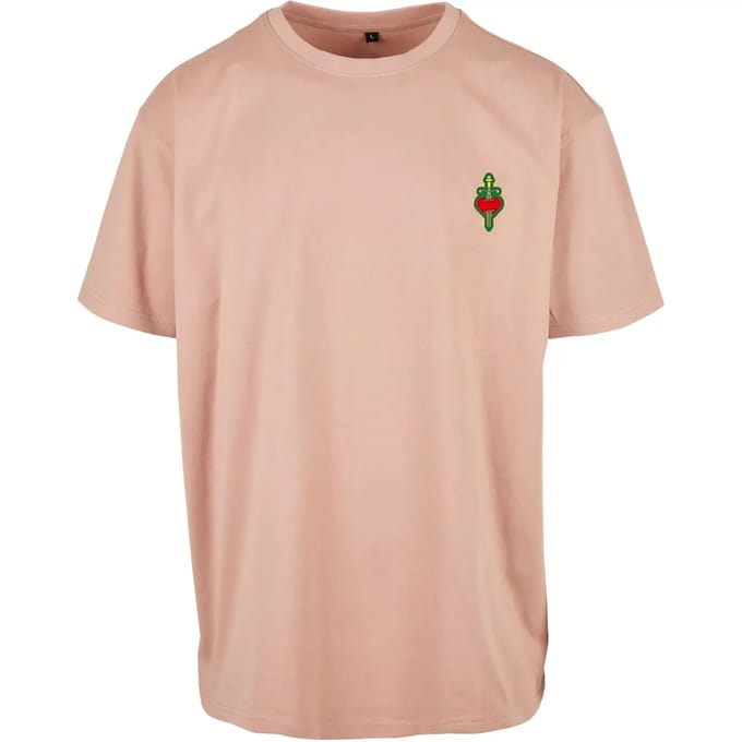 Mister Tee - Santa Monica Oversize Heren T-shirt - M - Roze