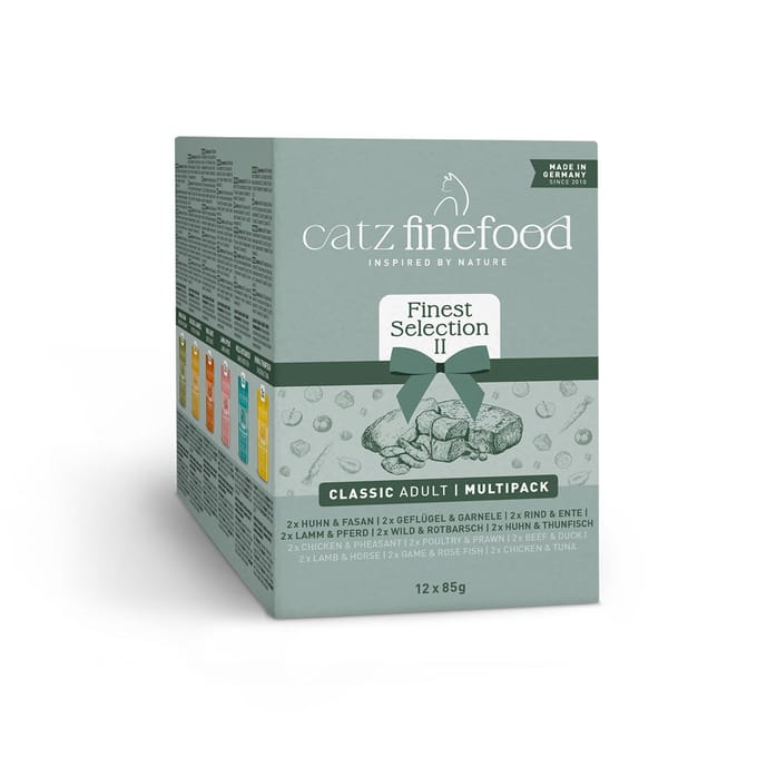 60x85g catz finefood Mixpakket 2 nat kattenvoer
