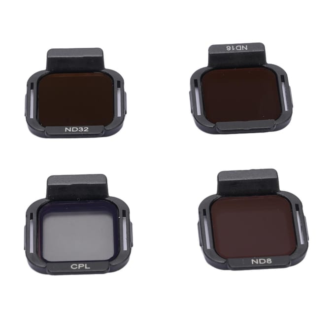 Drone Lensfilter Set voor Flip Multi-Coated HD Optisch Glas CPL ND8 ND16 ND32 Neutrale Dichtheid black