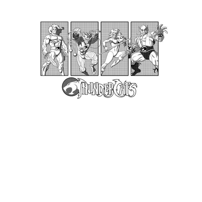 Thundercats Character Panels Unisex T-Shirt - White - S