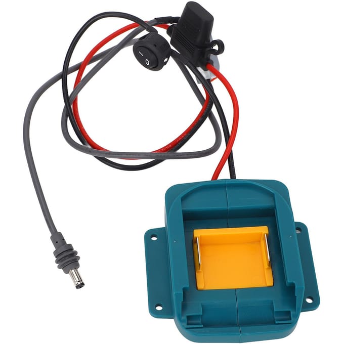 Stroomkabel Batterijadapter voor Mini Dish 3.2ft Plug and Play 18V Batterijadapter met 30Amp Zekeringen