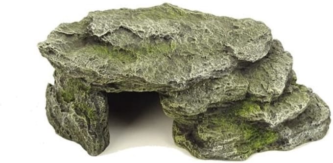 Aquarium decoratie - Mos grot - 24.6x15.4x10.5 cm