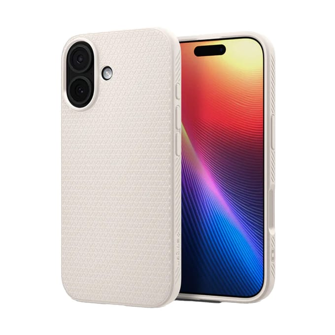 Spigen Liquid Air Hoesje Geschikt voor Apple iPhone 17 - Back Cover Flexibel TPU Titanium