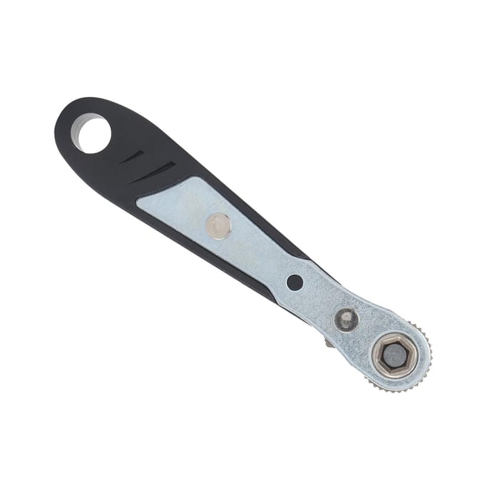 Mini Ratelsleutel 1/4in Zeskant Dopsleutel Sleutel Moersleutel Schroevendraaier Gereedschap Handgereedschap black