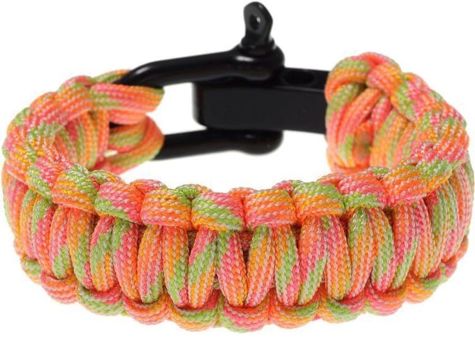 Behave - Multicolor paracord armband - Festival zomertrend