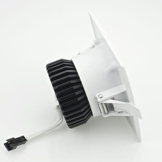 LED Inbouwspot 6W vierkant vast waterdicht IP65 wit