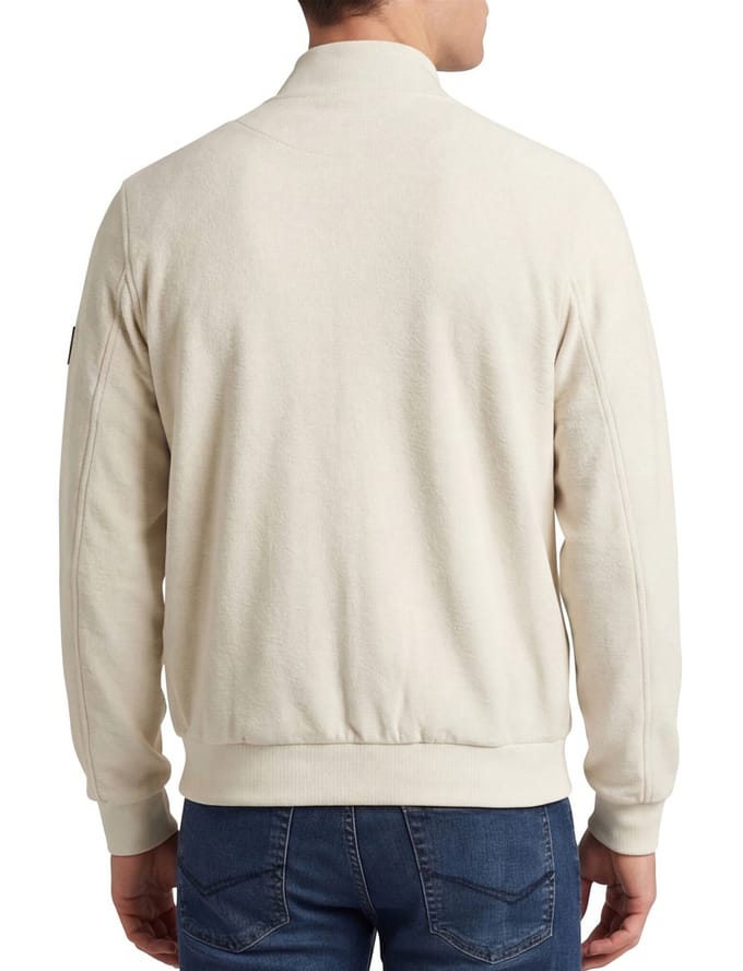Regular fit sweatjack van puur katoen, model 'LISIMBA'