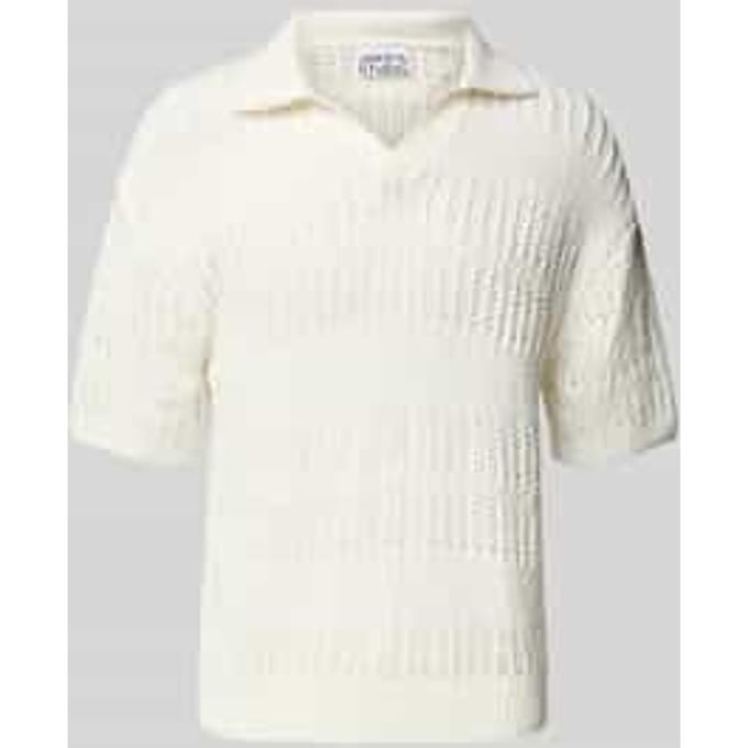 Poloshirt met ribboorden
