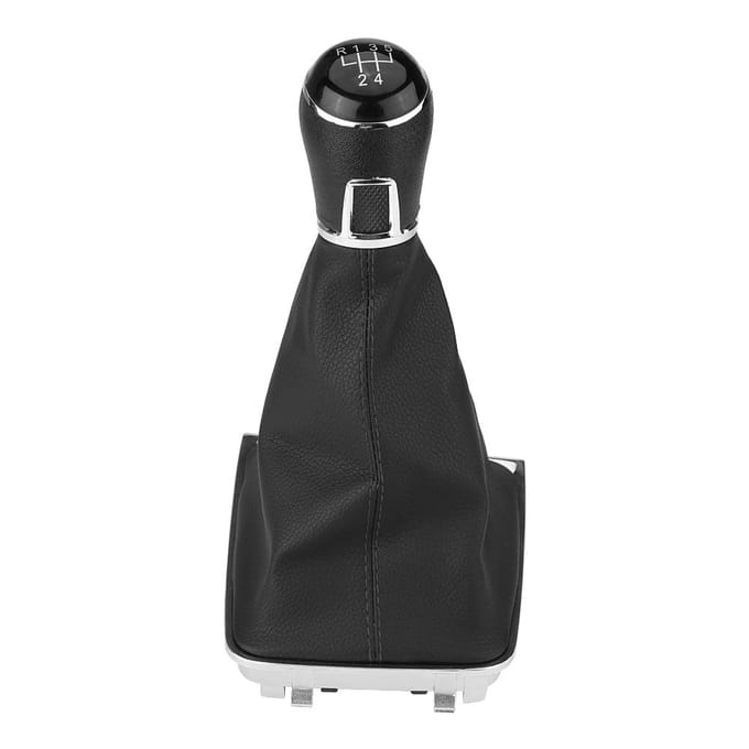 5 Versnellingen Auto Versnellingspook Knop Gaiter Hoes Geschikt voor 7 MK7 20132018 black