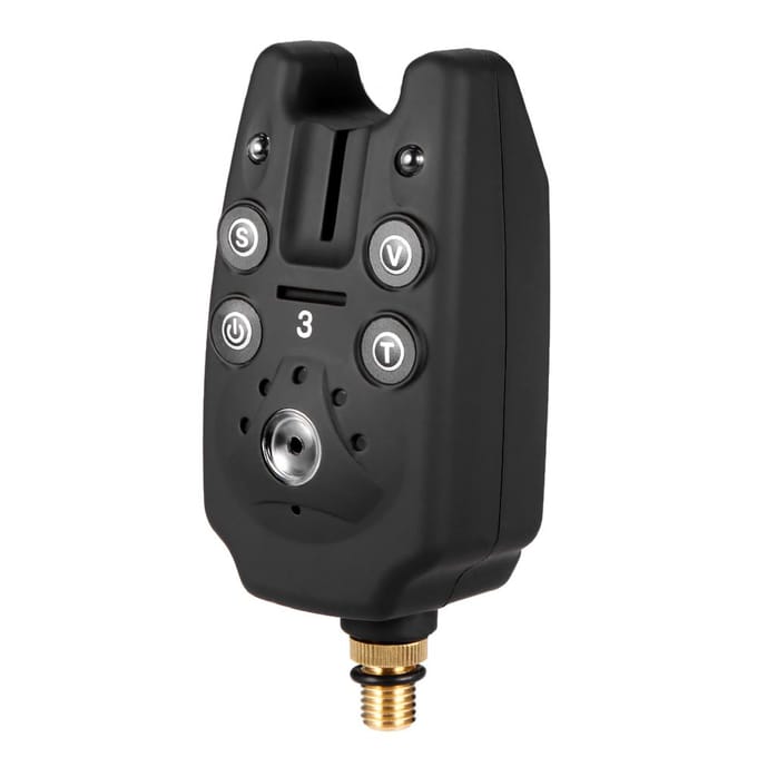 Lixada Draadloze Visbeetmelders Set Digitale Visalarmset LED Alarm Indicator Alert Bell JY-19
