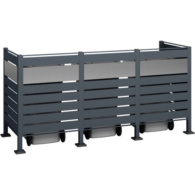 Westmann Containerombouw voor 3 containers wmjgbf03-4s-120-3 kliko ombouw
