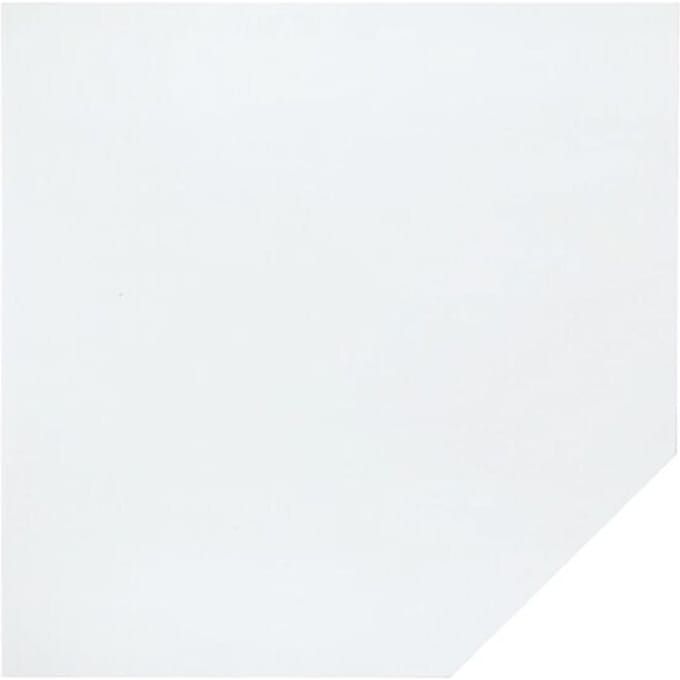QT12 - trapeziumvormige plaat 120 x 120 Wit