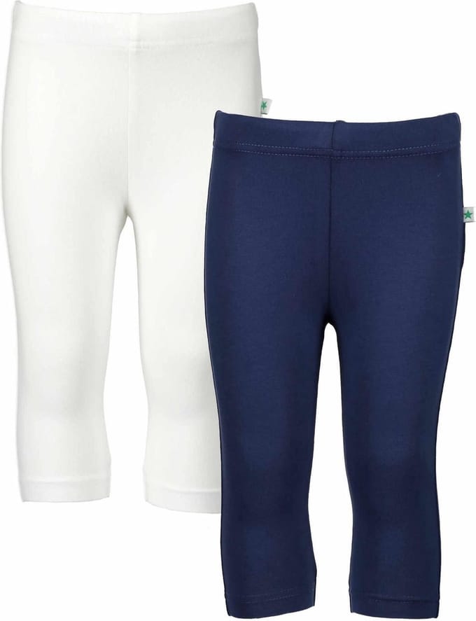 Blue Seven - Meisjes - Set(2delig) - Blauw Wit - Capri legging - Maat 122