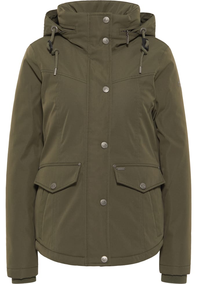 ICEBOUND winterjas Dames olijf