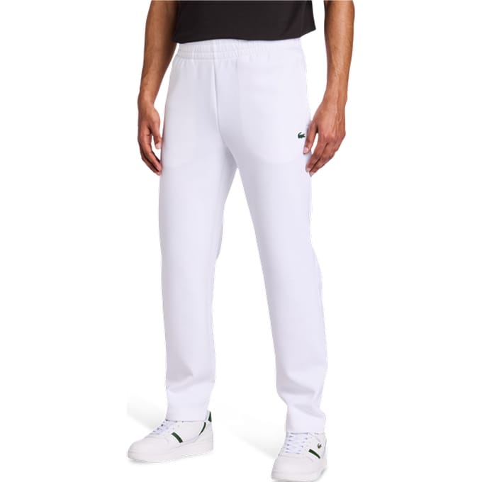 Lacoste Interlock Broeken Heren - Wit - Maat S - Poly Fleece