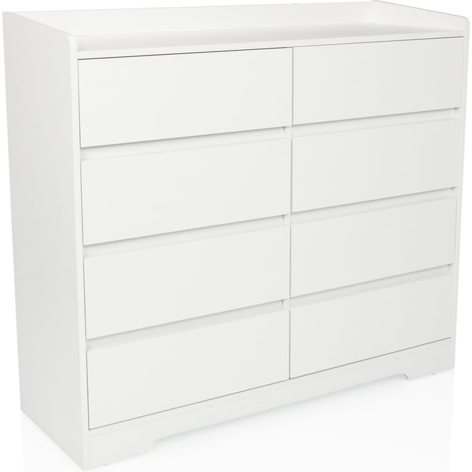 Sideboard / commode OSOYRO 110x38x98 cm 8 laden wit hjh LIVING