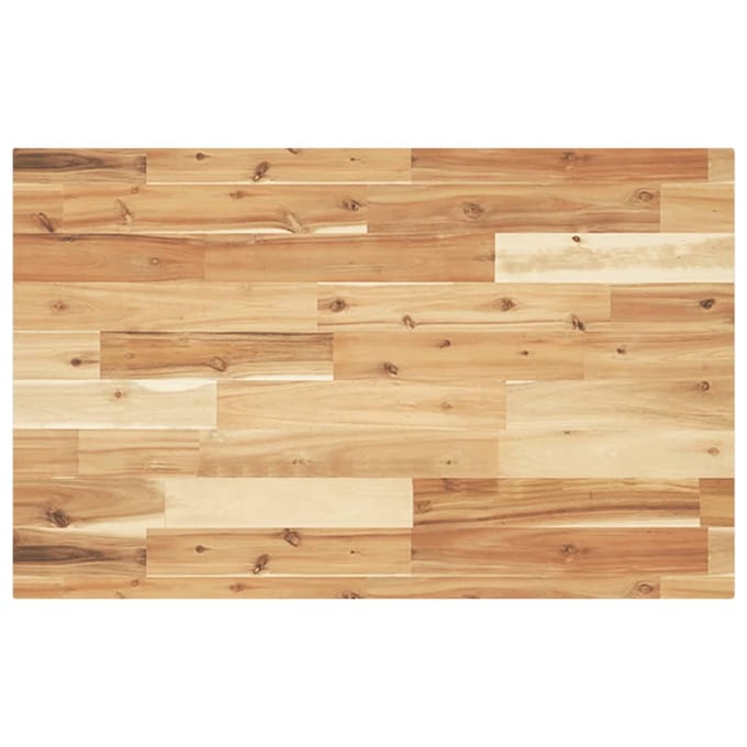 vidaXL - Wastafelblad - met - olieafwerking - 160x50x4 - cm - massief - acaciahout