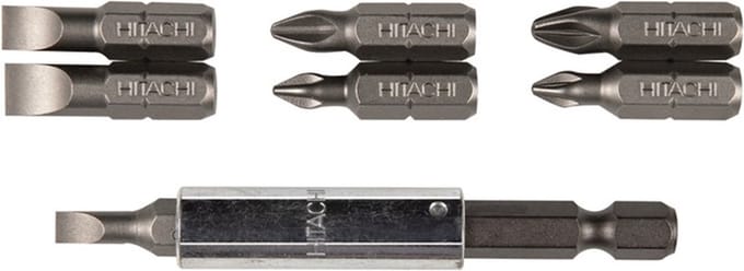 HiKOKI - Magnetische Schroefbit Set - 8 Stuks - PH/PZ/SL