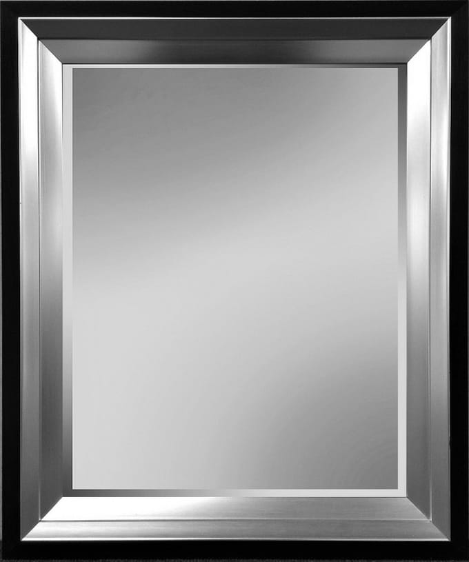 Spiegel met facet 42x103