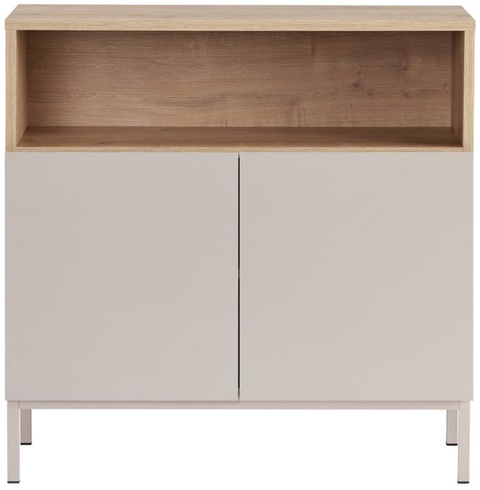 CALICOSY - Dressoir klein, 2 deuren, 1 open vak B80 cm - OLIVER