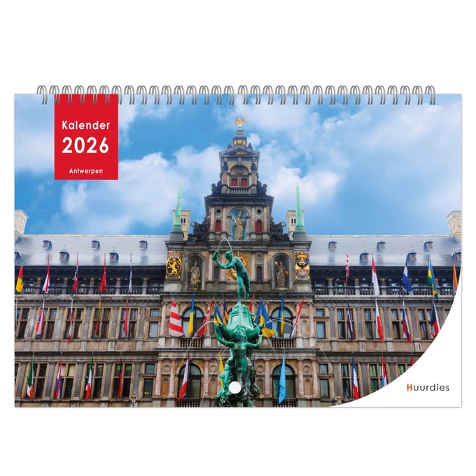 Huurdies - 2026 Kalender - Antwerpen - A4