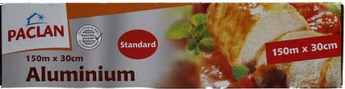PACLAN Aluminium folie 150 meter lang en 30cm breed - 1620gr.