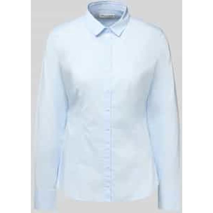 Overhemdblouse van katoenmix