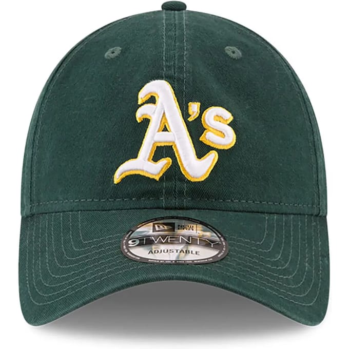 New Era Oakland Athletics Cap Washed Donkergroen - Maat - Heren - Petten