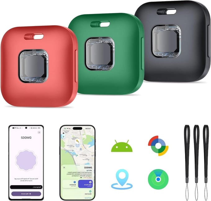 Tracker Tag - Itemzoeker Bluetooth - Spullen Terugvinden - Luid Geluid - 3 Stuks - Gemengde Kleuren