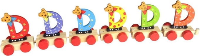 Lettertrein D  | * totale trein pas vanaf 3, diverse, wagonnetjes bestellen aub