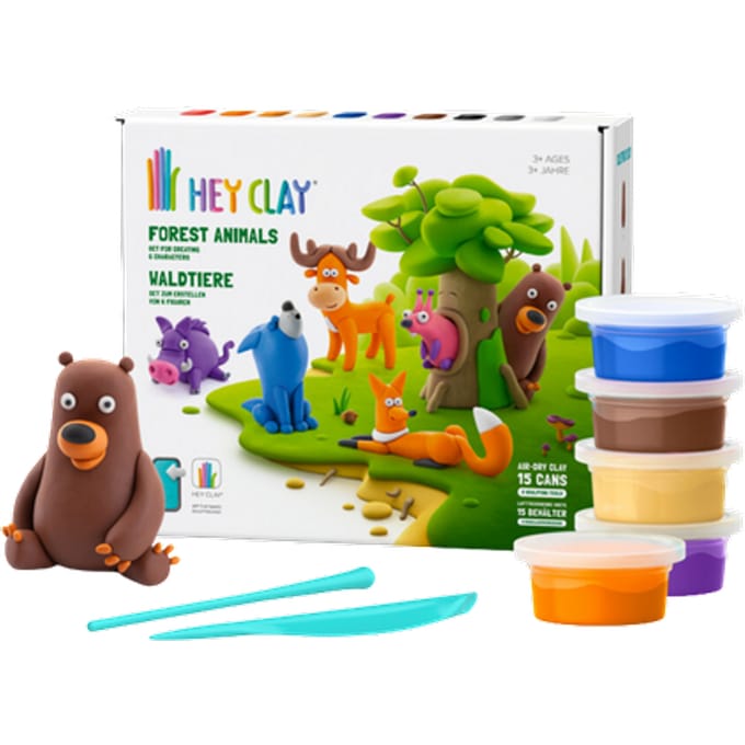 Tomy Hey Clay Bosdieren Boetseerset – 15 stuks