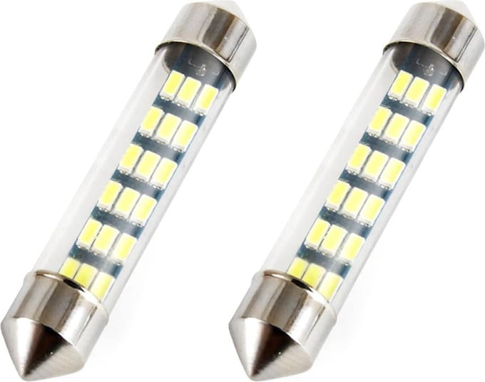 AMiO LED STANDAARD 3014 18SMD Festoen C5W C10W C3W 41mm Wit 12V