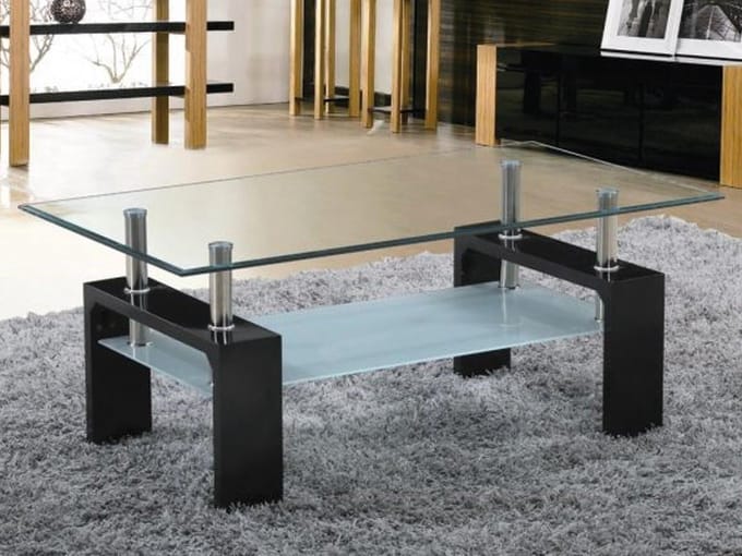 Salontafel 'Alana' Hoogglans Zwart
