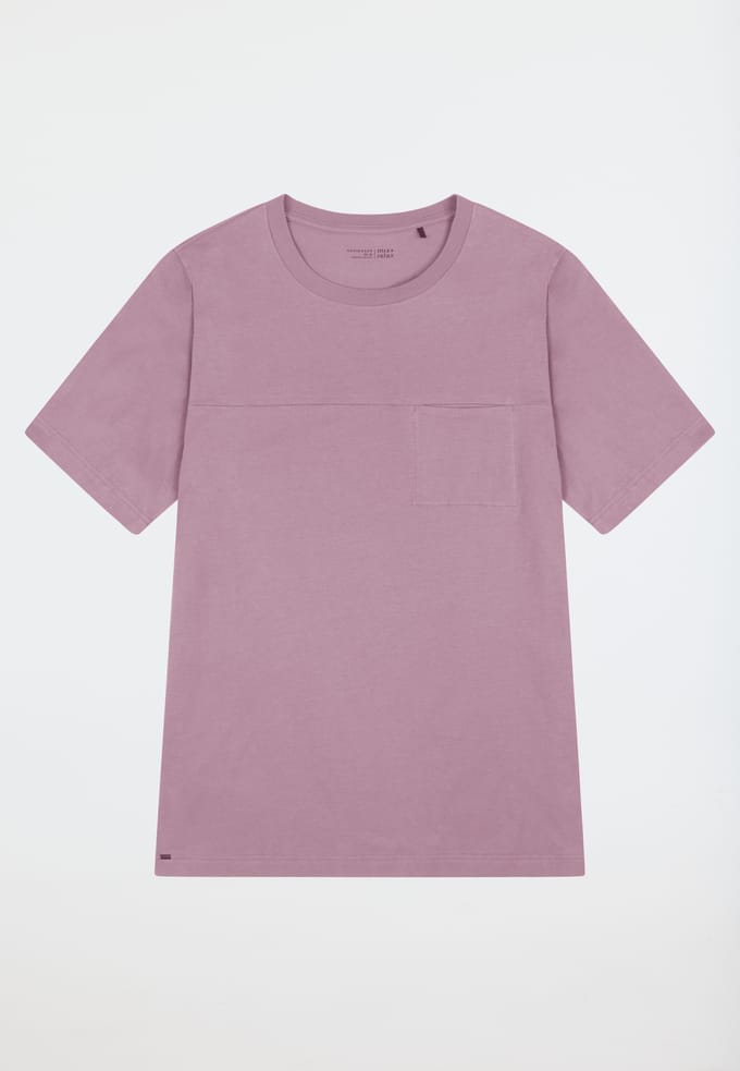 Shirt korte mouw kwaliteit lila - Mix+ Relax 48