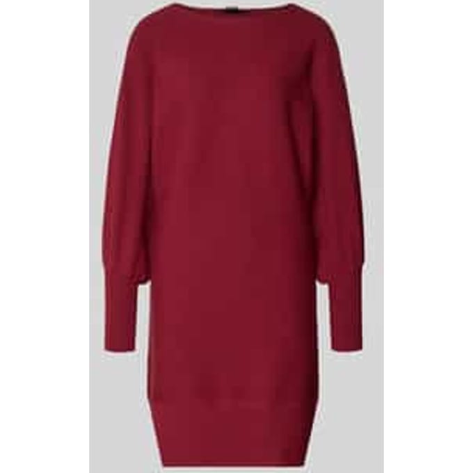 Jurk van viscosemix in tricotlook