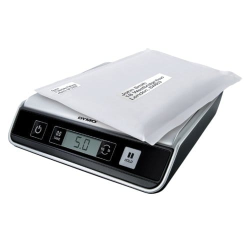 DYMO digitale postweegschaal | tot 10 kg capaciteit | 20 cm x 20 cm pakket- en verzendweegschaal