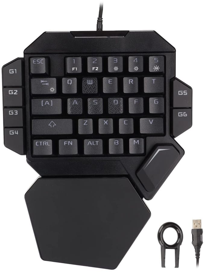 Allecto - Eenhandig Gamingtoetsenbord - Mechanisch Toetsenbord
