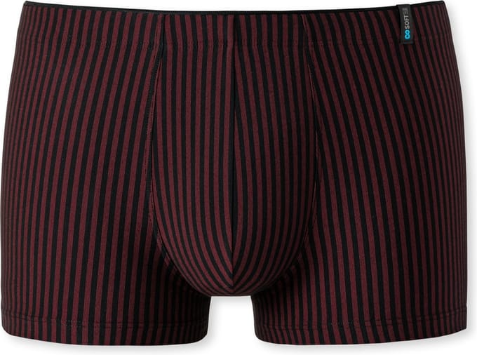Schiesser Long Life Soft Heren Onderbroek - zwart rood