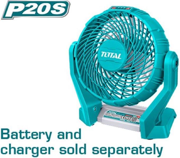 Total Tools Accu Ventilator 7'' 20V - Losse body