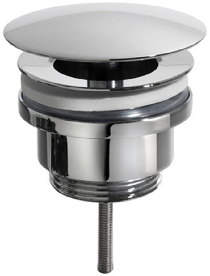 Sanifun Luxe Wastafelplug Pako Chroom – Niet Afsluitbaar, 5/4 Aansluiting
