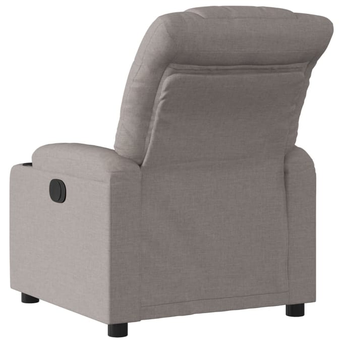 Vidaxl Klapstoel, Kleur Taupe, Bekleed met Stof