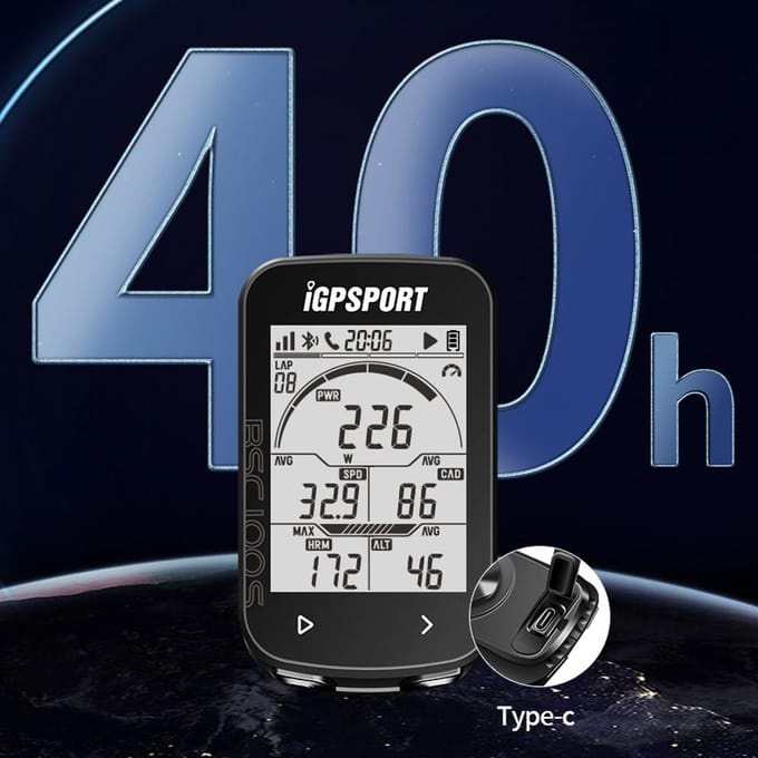IGPSPORT GPS BSC100S 2,6 inch display fietscomputers draadloze snelheidsmeter fiets digitaal veelkleurig