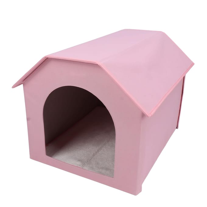 Binnen Buiten Huisdierenhuis Opvouwbaar Waterdicht Hondenhuis Kattenhuis voor Kleine tot Middelgrote Honden Katten gray