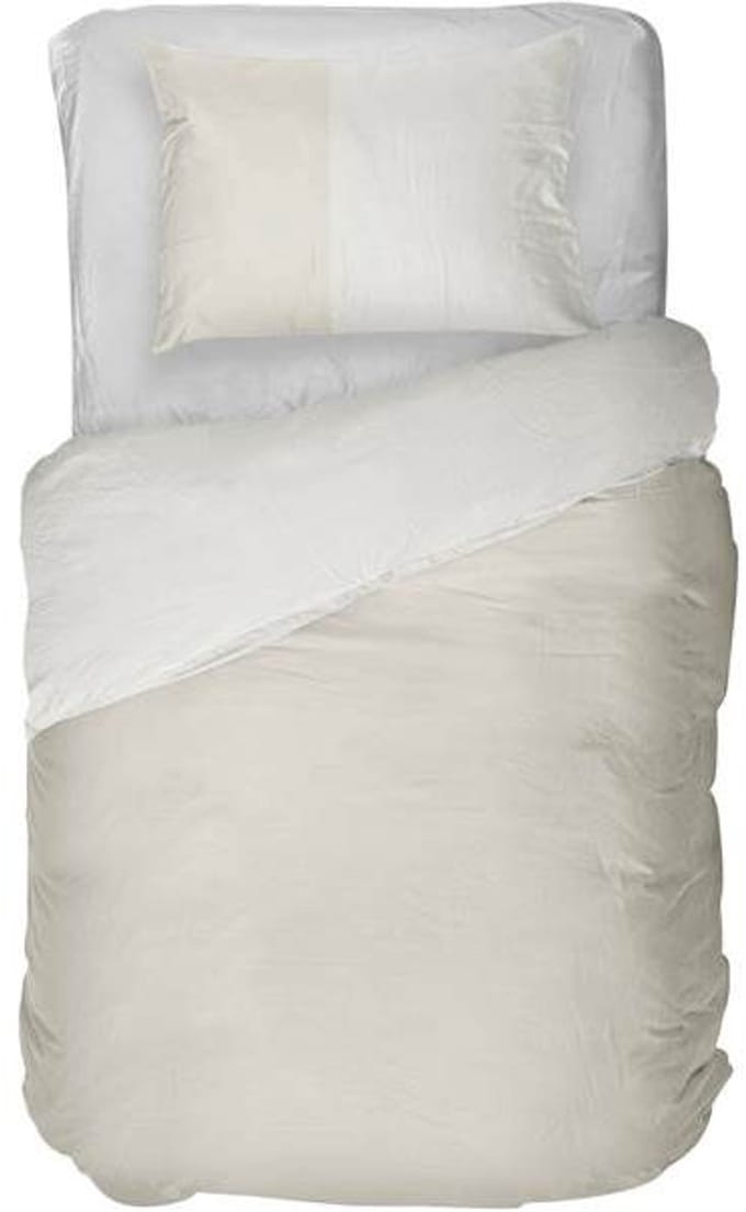 Kayori Gosen Dekbedovertrek - Eenpersoons - 140x200/220 cm - Offwhite