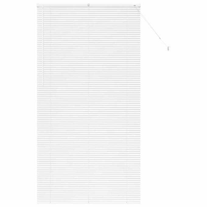 vidaXL - Venetiaanse - jaloezie - Wit - 220 - x - 110 - cm - 25 - mm - Aluminium