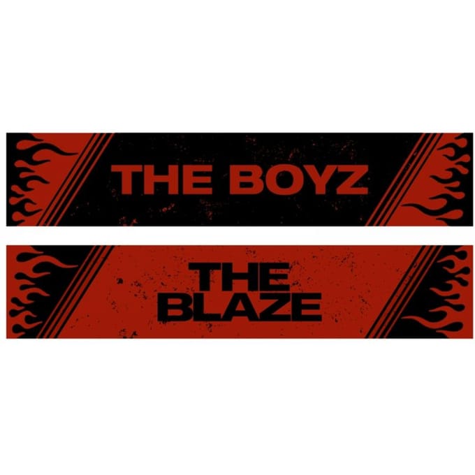 The Boyz Wereldtournee In Seoul   05 Slogan black