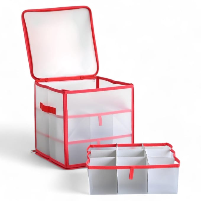 Dailygoods- Opbergdoos Inklapbaar - Sorteerdoos - Kersttas voor
